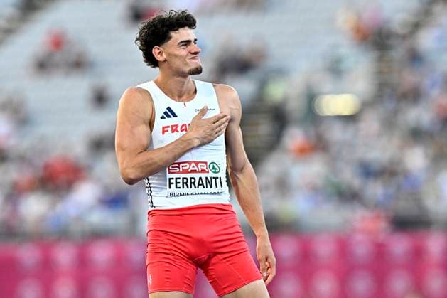 European Athletics Championships Birmingham 2026 - day 3 BIRMINGHAM, ENGLAND - AUGUST 12 : Ferranti Antoine (FRA) in action on day 3 of the Birmingham 2026 European Athletics Championships on August 12, 2026 in Birmingham, England, 12 08 2026 Birmingham ENGLAND  Copyright: xTomasxSiskx