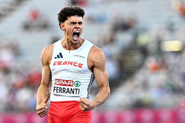 European Athletics Championships Birmingham 2026 - day 3 BIRMINGHAM, ENGLAND - AUGUST 12 : Ferranti Antoine (FRA) in action on day 3 of the Birmingham 2026 European Athletics Championships on August 12, 2026 in Birmingham, England, 12 08 2026 Birmingham ENGLAND  Copyright: xTomasxSiskx