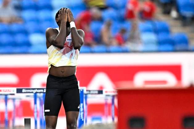 European Athletics Championships Birmingham 2026 - day 3 BIRMINGHAM, ENGLAND - AUGUST 12 : Bacari Elie (BEL) in action during the 110m hurdles final on day 3 of the Birmingham 2026 European Athletics Championships on August 12, 2026 in Birmingham, England, 12 08 2026 Birmingham ENGLAND  Copyright: xTomasxSiskx