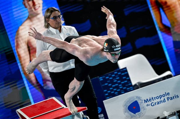 2026 European Aquatics Championships, Centre Aquatique Olympique, Paris 12 8 2026 Men™s 200m Breaststroke Semi-Final Ireland™s Jack Kelly Jack Kelly 12 8 2026  Copyright: xx 20260812_AMas_MA79459