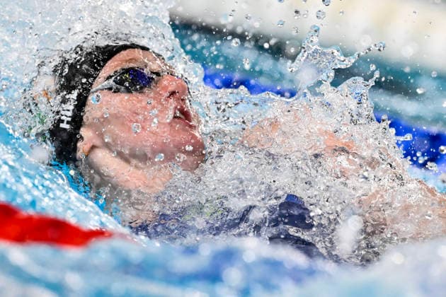 2026 European Aquatics Championships, Centre Aquatique Olympique, Paris 12 8 2026 Women™s 50m Backstroke Semi-Final Ireland™s Danielle Hill Danielle Hill 12 8 2026  Copyright: xx 20260812_MAS_MA70165