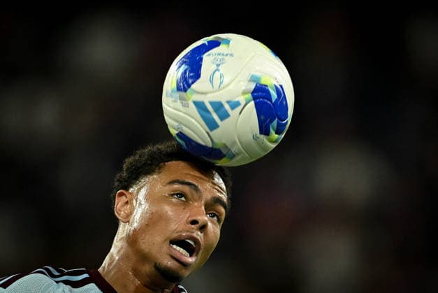 PSG v Aston Villa - UEFA Super Cup SALZBURG, AUSTRIA - AUGUST 12: George Hemmings of Aston Villa in action during UEFA Super Cup football match between PSG and Aston Villa at Red Bull Arena (Stadion Salzburg) in Salzburg, Austria on August 12, 2026. Harun Ozalp Anadolu Salzburg Austria. Editorial use only. Please get in touch for any other usage.  Copyright: x2026xAnadoluxHarunxOzalpx