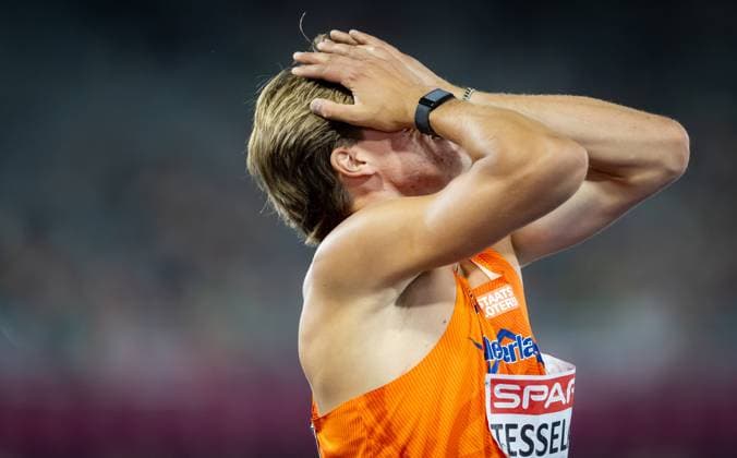 BIRMINGHAM - Jonas Phijffers during the 400 meters in the decathlon on the third day of the European Athletics Championships. IRIS VAN DEN BROEK ANP xVIxANPxSportx xxANPxIVx 565345353 originalFilename: 565345353.jpg