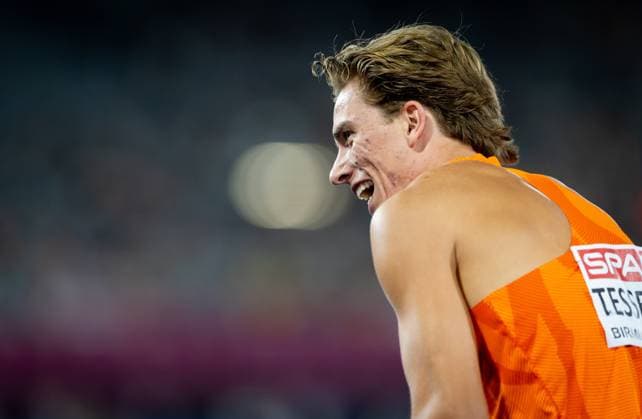 BIRMINGHAM - Jonas Phijffers during the 400 meters in the decathlon on the third day of the European Athletics Championships. IRIS VAN DEN BROEK ANP xVIxANPxSportx xxANPxIVx 565345439 originalFilename: 565345439.jpg