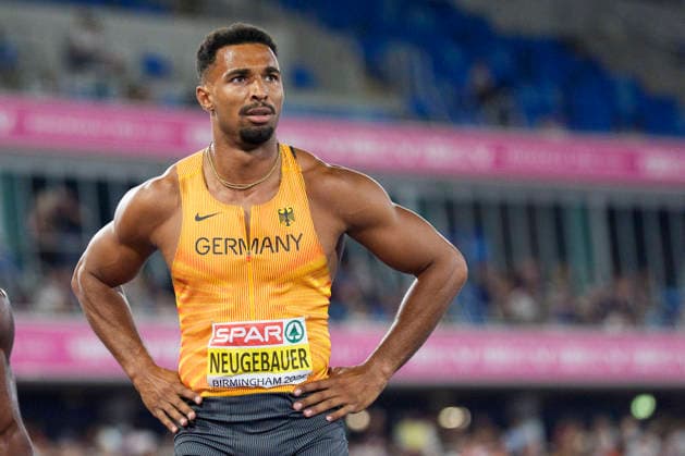 BIRMINGHAM, GREAT BRITAIN - AUGUST 12, 2026 : Leo NEUGEBAUER (GER Germany) competing in the 400m in the decathlon during the European Athletics Championships at Alexander Stadium on August 12, 2026 in Birmingham, Great Britain. Great Britain Copyright: xLeahxKohringx