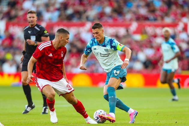 Nottingham Forest v Bayer Leverkusen, Pre-Season Friendly Patrik Schick Of Bayer Leverkusen in action during the Nottingham Forest v Bayer Leverkusen Pre-Season Friendly match at the City Ground, West Bridgford, England on 12 August 2026 Credit: Lee Keuneke Every Second Media Editorial use only. All images are copyright Every Second Media Limited. No images may be reproduced without prior permission. Copyright: xIMAGO EveryxSecondxMediax ESM-2087-0043 LeexKeunekex xEveryxSecondxMediax