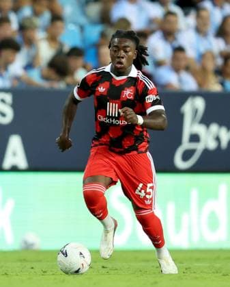 Macaulay Zepa of Fulham Malaga CF v Fulham, Pre-Season Friendly, Football, Estadio La Rosaleda, Malaga, Spain - 12 Aug 2026Malaga Estadio La Rosaleda, Spain EDITORIAL USE ONLY No use with unauthorised audio, video, data, fixture lists, club league logos or live services. Online in-match use limited to 120 images, no video emulation. No use in betting, games or single club league player publications.  Copyright: xAntonioxPozo Shutterstockx 17064345gx