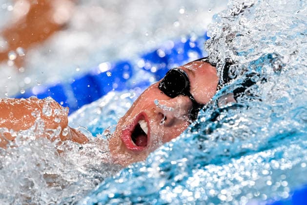 Anna Chiara Mascolo of Italy competes in the swimming 200m Freestyle Women Semifinal during the European Aquatics Championships at the Olympic Aquatic Center in Paris (France), August 12, 2026. Andrea Masini Deepbluemedia Insidefoto