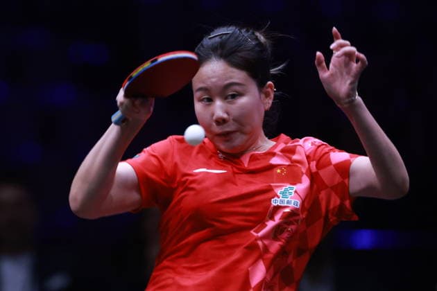 2026 WTT Europe Smash - Sweden - Main Draw - Day 3 Chen Xingtong of China competes against Hana Goda of Egypt during the Women s Singles Round of 64 at the 2026 Europe Smash at the Malmo Arena in Malmo, Sweden, on August 11, 2026. Malmo Sweden  Copyright: xRemyxGrosx originalFilename:gros-europesm260812_np03t.jpg