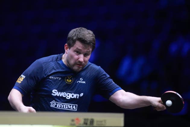 2026 WTT Europe Smash - Sweden - Main Draw - Day 3 Kristian Karlsson of Sweden competes against Hiroto Shinozuka of Japan during the Men s Singles Round of 64 at the 2026 Europe Smash at the Malmo Arena in Malmo, Sweden, on August 11, 2026. Malmo Sweden  Copyright: xRemyxGrosx originalFilename:gros-europesm260812_np3qu.jpg