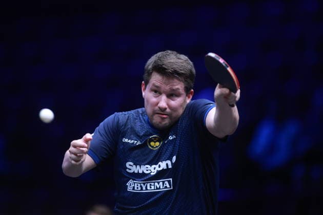 2026 WTT Europe Smash - Sweden - Main Draw - Day 3 Kristian Karlsson of Sweden competes against Hiroto Shinozuka of Japan during the Men s Singles Round of 64 at the 2026 Europe Smash at the Malmo Arena in Malmo, Sweden, on August 11, 2026. Malmo Sweden  Copyright: xRemyxGrosx originalFilename:gros-europesm260812_npv5U.jpg