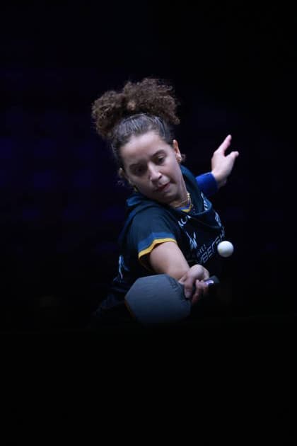 2026 WTT Europe Smash - Sweden - Main Draw - Day 3 Hana Goda of Egypt competes against Chen Xingtong of China during the Women s Singles Round of 64 at the 2026 Europe Smash at the Malmo Arena in Malmo, Sweden, on August 11, 2026. Malmo Sweden  Copyright: xRemyxGrosx originalFilename:gros-europesm260812_npp2K.jpg