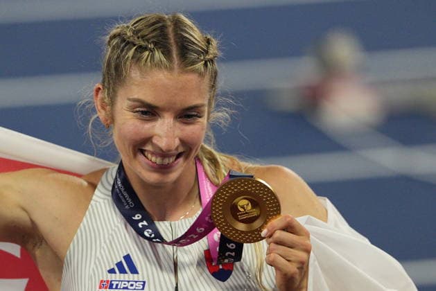 European Athletics Championships in Birmingham, United Kingdom, August 12, 2026. Emma Zapletalova of Slovakia won the 400m hurdles women. (CTKxPhoto JaroslavxSvoboda) CTKPhotoP2026081208393  CTKPhotoP2026081208393