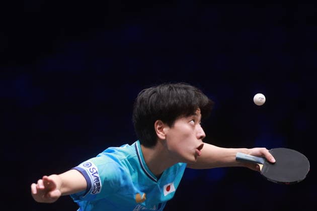 2026 WTT Europe Smash - Sweden - Main Draw - Day 3 Hiroto Shinozuka of Japan competes against Kristian Karlsson of Sweden during the Men s Singles Round of 64 at the 2026 Europe Smash at the Malmo Arena in Malmo, Sweden, on August 11, 2026. Malmo Sweden  Copyright: xRemyxGrosx originalFilename:gros-europesm260812_npISN.jpg