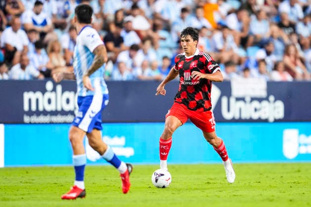 August 12, 2026, Malaga, Malaga, Spain: Gonzalo Garcia of Fulham FC in action during the 36th edition of the Costa del Sol Trophy football match played between Malaga CF and Fulham FC at La Rosaleda stadium on August 12, 2026, in Malaga, Spain. Malaga Spain - ZUMAa181 20260812_zaa_a181_244 Copyright: xJoaquinxCorcherox