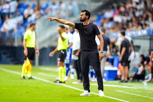 August 12, 2026, Malaga, Malaga, Spain: Alvaro Arbeloa, head coach of Fulham FC, gestures during the 36th edition of the Costa del Sol Trophy football match played between Malaga CF and Fulham FC at La Rosaleda stadium on August 12, 2026, in Malaga, Spain. Malaga Spain - ZUMAa181 20260812_zaa_a181_246 Copyright: xJoaquinxCorcherox