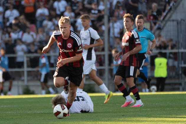 12.08.2026, xhfmx, Fussball Testspiel, FSV Frankfurt - Eintracht Frankfurt Jonathan Burkardt (Eintracht Frankfurt, 9) (DFL DFB REGULATIONS PROHIBIT ANY USE OF PHOTOGRAPHS as IMAGE SEQUENCES and or QUASI-VIDEO) Frankfurt am Main *** August 12, 2026, xhfmx, Soccer Friendly Match, FSV Frankfurt, Eintracht Frankfurt, Jonathan Burkardt, Eintracht Frankfurt, 9 DFL DFB REGULATIONS PROHIBIT ANY USE OF PHOTOGRAPHS AS IMAGE SEQUENCES AND OR QUASI-VIDEO, Frankfurt am Main