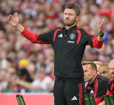 12 August 2026 - Manchester United, ManU v Leeds United - Croke Park - Dublin - Ireland. Manchester United v Leeds United - Croke Park - Dublin - Ireland. Manchester United Manager Michael Carrick. Picture : Mark Pain DUBLIN Ireland  Copyright: xMarkxPainx