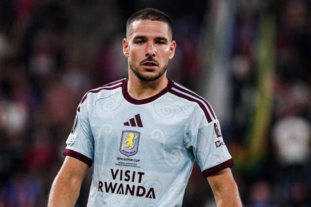Fussball: Österreich: UEFA Super Cup 2025 2026 - Finale, 12.08.2026 - Paris Saint-Germain (Frankreich) vs. Aston Villa (England) - Stadion Salzburg (Salzburg, Österreich); Emiliano Buendia (Aston Villa) Copyright: xLUKAxKOLANOVICx