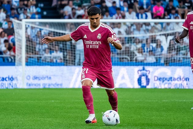 Brahim Diaz seen during the friendly match between Deportivocla Coruna and Real Madrid friendly match (Marta Lopez Ball Raw Images) La Coruna ABANCA-RIAZOR Spain Copyright: xMartaxLopezx martalopez_PSGvAST_996