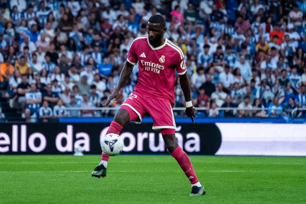 Antonio Rüdiger seen during the friendly match between Deportivocla Coruna and Real Madrid friendly match (Marta Lopez Ball Raw Images) La Coruna ABANCA-RIAZOR Spain Copyright: xMartaxLopezx martalopez_PSGvAST_998