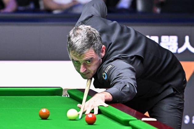 TAIYUAN, CHINA - AUGUST 12: Ronnie O Sullivan of England plays a shot in the second round match against Noppon Saengkham of Thailand on day 5 of the 2026 World Snooker Tour China Open at Taiyuan Binhe Sports Center on August 12, 2026 in Taiyuan, Shanxi Province of China.  Copyright: xChinaxNewsxServicex 111659626104