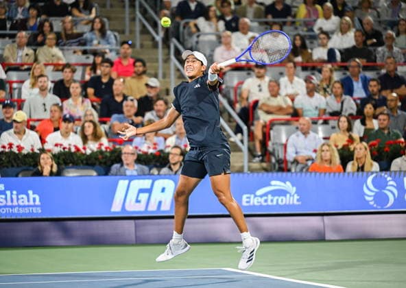 ATP, Tennis Herren Masters 1000 Canada semifinals Learner Tien of the United States in action against Ben Shelton of the United States at the ATP Masters 1000 Canada semifinals in Montreal, Canada, 12 August 2026. MONTREAL QUEBEC Canada  Copyright: xGRAHAMxHUGHESx