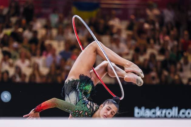Rhythmic gymnastics, Rhythmische Sportgymnastik, RSG FIG World Championships 2026 Frankfurt in Frankfurt am Main, Germany - 12 08 2026 Sofia Raffaeli (ITA) seen during Rhythmic Gymnastics FIG World Championships 2026 Frankfurt Rhythmic Gymnastics FIG World Championships 2026 Frankfurt in Frankfurt am Main Frankfurt am Main Germany Copyright: xFabrizioxCarabellix xSOPAxImagesx Fabrizio-Carabelli-1441783