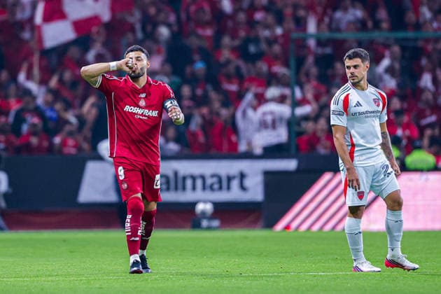 CONCACAF CHAMPIONS LEAGUE 2026 CONCACAF CHAMPIONS LEAGUE 2026 TOLUCA VS FC DALLAS 12082026 TOLUCA, ESTADO DE MEXICO. Action photo of Alexis Vega of Diablos Rojos del Toluca, celebrating a goal during week 3 game of the 2026 CONCACAF Champions League tournament held a the Estadio Nemesio Diez of Toluca, Estado de Mexico. Foto de accion de Alexis Vega de Diablos Rojos del Toluca, celebrando gol durante juego de la jornada 3 del Torneo 2026 de la CONCACAF Champions League, celebrado en el Estadio Nemesio Diez de Toluca, Estado de Mexico PHOTO BY IMAGENSHOP AGENCIA FOTOGRAFICA TOLUCA ESTADO DE MEXICO MEXICO *** CONCACAF CHAMPIONS LEAGUE 2026 CONCACAF CHAMPIONS LEAGUE 2026 TOLUCA VS FC DALLAS 08 12 2026 TOLUCA, STATE OF MEXICO Action photo of Alexis Vega of Diablos Rojos del Toluca celebrating a goal during a Week 3 match of the 2026 CONCACAF Champions League tournament held at Estadio Nemesio Diez in Toluca, State of Mexico Action photo of Alexis Vega of Diablos Rojos del Toluca celebrating a goal during a Week 3 match of the 2026 CONCACAF Champions League tournament, held at the Estadio Nemesio Diez in Toluca, State of Mexico PHOTO BY IMAGENSHOP PHOTO AGENCY TOLUCA STATE OF MEXICO MEXICO Copyright: xIMAGENSHOPxAGENCIAxFOTOGRAFICAx