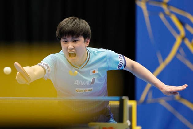 MALMO, SWEDEN - AUGUST 12: Tomokazu Harimoto of Japan competes in the Men s Singles - Round of 64 match against Manav Thakkar of India on Day 3 of Europe Smash Sweden 2026 at Baltiska Hallen on August 12, 2026 in Malmo, Sweden.  Copyright: xVCGx 111659664494