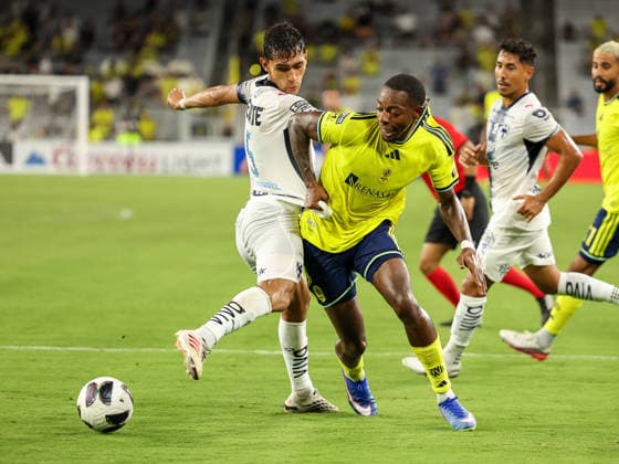 Leagues Cup 2026: CF Monterrey Vs Nashville SC AUG 12 August 12, 2026: Nashville SC defender Jordan Knight (23) is held by CF Monterrey midfielder Fidel Ambriz (5) during a Leagues Cup match between CF Monterrey and Nashville SC at Geodis Park in Nashville, TN. Stephen Furst CSM (Credit Image: Â Stephen Furst Cal Media) Nashville Tn United States of America EDITORIAL USE ONLY Copyright: xx ZUMA-20260812_zma_c04_091.jpg StephenxFurstx csmphotothree510793