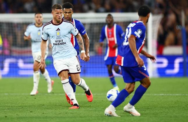Ross Barkley of Aston Villa. Paris St Germain v Aston Villa, UEFA Super Cup Final, Football, Red Bull Arena, Salzburg, Austria - 12 Aug 2026Salzburg Red Bull Arena, Austria  Copyright: xJamesxMarsh Shutterstockx 17064758gw