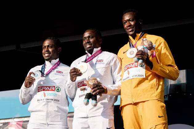 Owen Ansah (Hamburger SV, 100m Maenner), GBR, Leichtathletik, Athletics, European Athletics Championships 2026, Leichtathletik Europameisterschaft 2026, Birmingham 2026, 09.08.2026, GBR, Leichtathletik, Athletics, European Athletics Championships 2026, Leichtathletik Europameisterschaft 2026, Birmingham 2026, 09.08.2026 Birmingham *** Owen Ansah, Hamburger SV, Men s 100m, GBR, Track and Field, Athletics, 2026 European Athletics Championships, 2026 European Track and Field Championships, Birmingham 2026, August 9, 2026, GBR, Track and Field, Athletics, 2026 European Athletics Championships, 2026 European Track and Field Championships, Birmingham 2026, August 9, 2026, Birmingham Copyright: xStefanxMayerx EP_SMR