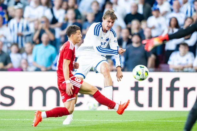 FC Copenhagen v Debrecen, UEFA Conference League qualification, Copenhagen, Denmark Copenhagen, Denmark. 12th, August 2026. William Clem of FC Copenhagen seen during the UEFA Conference League qualification match between FC Copenhagen and Debrecen at Parken in Copenhagen. Danmark, Copenhagen  Copyright: xGonzalesxPhoto TobiasxJorgensenx