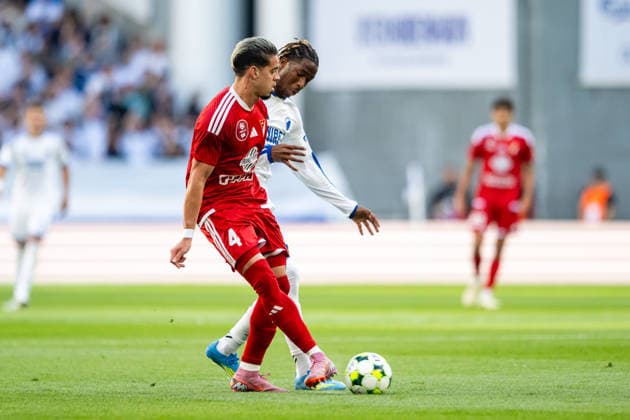 FC Copenhagen v Debrecen, UEFA Conference League qualification, Copenhagen, Denmark Copenhagen, Denmark. 12th, August 2026. Josua Mejias (4) of Debrecen seen during the UEFA Conference League qualification match between FC Copenhagen and Debrecen at Parken in Copenhagen. Danmark, Copenhagen  Copyright: xGonzalesxPhoto TobiasxJorgensenx