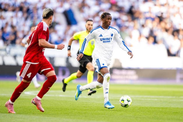 FC Copenhagen v Debrecen, UEFA Conference League qualification, Copenhagen, Denmark Copenhagen, Denmark. 12th, August 2026. Geovanni Vianney Ndjee of FC Copenhagen seen during the UEFA Conference League qualification match between FC Copenhagen and Debrecen at Parken in Copenhagen. Danmark, Copenhagen  Copyright: xGonzalesxPhoto TobiasxJorgensenx