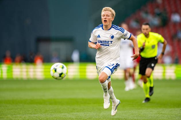 FC Copenhagen v Debrecen, UEFA Conference League qualification, Copenhagen, Denmark Copenhagen, Denmark. 12th, August 2026. Birger Meling (24) of FC Copenhagen seen during the UEFA Conference League qualification match between FC Copenhagen and Debrecen at Parken in Copenhagen. Danmark, Copenhagen  Copyright: xGonzalesxPhoto TobiasxJorgensenx
