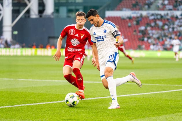 FC Copenhagen v Debrecen, UEFA Conference League qualification, Copenhagen, Denmark Copenhagen, Denmark. 12th, August 2026. Mohamed Elyounoussi (10) of FC Copenhagen seen during the UEFA Conference League qualification match between FC Copenhagen and Debrecen at Parken in Copenhagen. Danmark, Copenhagen  Copyright: xGonzalesxPhoto TobiasxJorgensenx