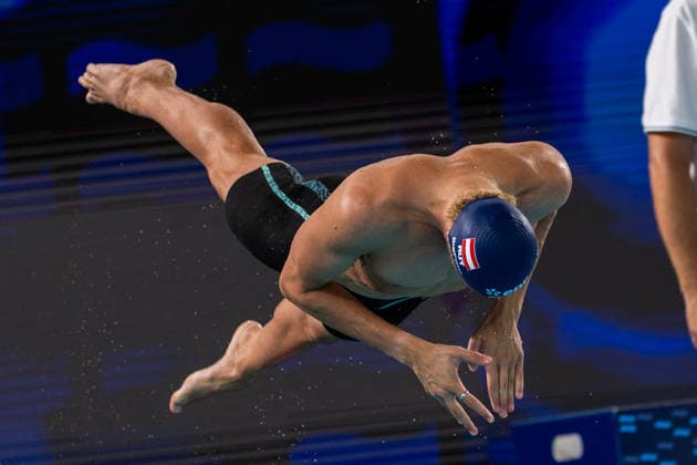 SWIMMING - EAC 2026 PARIS,FRANCE,13.AUG.26 - SWIMMING - European Aquatics Championships Paris 2026, 200m freestyle, men. Image shows Christian Giefing (AUT).  GEPAxpictures xPhilippxBrem