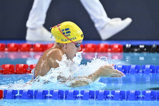PARIS, FRANKRIKE 20260813 Olivia Klint Ipsa under försöken pa 200 m bröstsim under sim-EM i Olympic Aquatic Centre i Paris. ***Bilden ingar i SPORTPAKET. För övriga BETALBILD*** PARIS FRANKRIKE x10430x *** PARIS, FRANCE 20260813 Olivia Klint Ipsa during the 200-meter breaststroke heats at the European Swimming Championships at the Olympic Aquatic Center in Paris ***This image is included in the SPORTS PACKAGE; for other images, see PAID CONTENT*** PARIS, FRANCE x10430x  Copyright: xChristinexOlsson TTx SIM-EM 2026 PARIS
