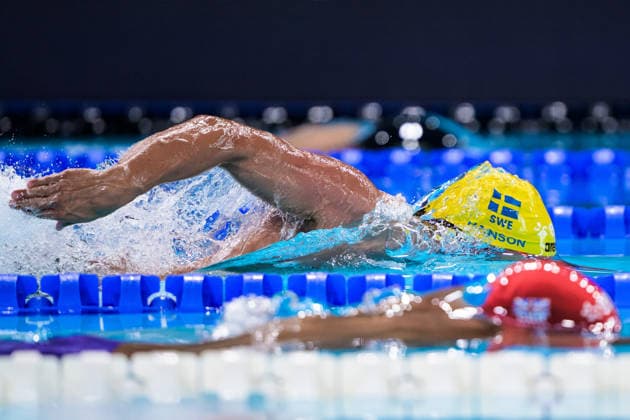 260813 Robin Hanson of Sweden competes in men™s 200 meters freestyle swimming heats during day 14 of the 2026 European Aquatics Championships on August 13, 2026 in Saint-Denis. Photo: Joel Marklund BILDBYRAN kod JM JM0841 bbeng simning swimming svomming 2026 european aquatics championships em Sverige Sweden *** August 13, 2026: Robin Hanson of Sweden competes in the men’s 200-meter freestyle swimming heats during Day 14 of the 2026 European Aquatics Championships on August 13, 2026 in Saint-Denis. Photo by Joel Marklund, BILDBYRAN. Code: JM JM0841 bbeng swimming 2026 European Aquatics Championships EM Sweden  Copyright: JOELxMARKLUND BB260813JM034
