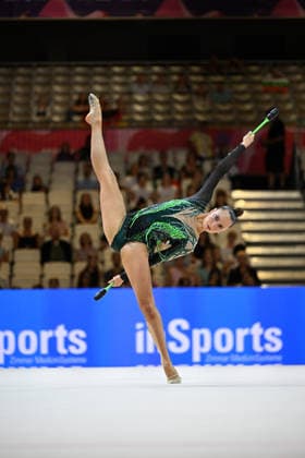 IPA87441454 - Emilia Heichel (POL) during the 42nd Rhythmic gymnastics, Rhythmische Sportgymnastik, RSG World Championships in Frankfurt am Main, Germany, August 13, 2026  Copyright: xFilippoxTomasi IPAxSportx xx 87441454