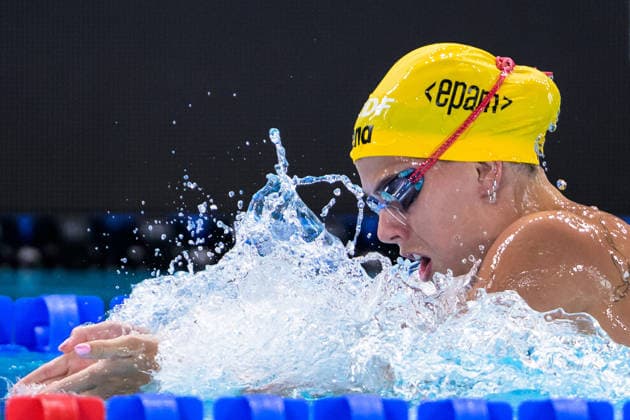 260813 Olivia Klint Ipsa of Sweden competes in women™s 200 meters breaststroke swimming heats during day 14 of the 2026 European Aquatics Championships on August 13, 2026 in Saint-Denis. Photo: Joel Marklund BILDBYRAN kod JM JM0841 bbeng simning swimming svomming 2026 european aquatics championships em dam Sverige Sweden *** August 13, 2026: Olivia Klint Ipsa of Sweden competes in the women’s 200-meter breaststroke heats on Day 14 of the 2026 European Aquatics Championships on August 13, 2026 in Saint-Denis. Photo by Joel Marklund, BILDBYRAN. Code: JM JM0841 bbeng swimming 2026 European Aquatics Championships Women s Sweden  Copyright: JOELxMARKLUND BB260813JM052