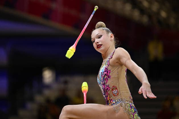 IPA87441451 - Masa NIKOLIC (SRB) and the Cubs at the 42nd Rhythmic gymnastics, Rhythmische Sportgymnastik, RSG World Championships in Frankfurt am Main, Germany, on August 13, 2026  Copyright: xFilippoxTomasi IPAxSportx xx 87441451