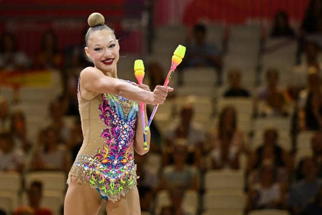 IPA87441436 - Masa NIKOLIC (SRB) and the Cubs at the 42nd Rhythmic gymnastics, Rhythmische Sportgymnastik, RSG World Championships in Frankfurt am Main, Germany, on August 13, 2026  Copyright: xFilippoxTomasi IPAxSportx xx 87441436