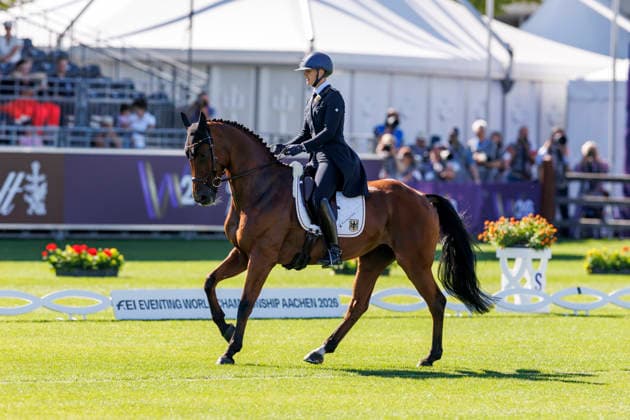 AACHEN - FEI World Championships 2026, AACHEN - FEI World Championships 2026 LUEBBEKE Libussa (GER), Caramia FRH FEI Eventing World Championship, WM, Weltmeisterschaft Dressage Part 1 Team & Individual Aachen, Reitstadion Soers 13. August 2026 - *** AACHEN FEI World Championships 2026, AACHEN FEI World Championships 2026 LUEBBEKE Libussa GER, Caramia FRH FEI Eventing World Championship Dressage Part 1 Team and Individual Aachen, Reitstadion Soers, August 13, 2026