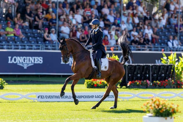 AACHEN - FEI World Championships 2026, AACHEN - FEI World Championships 2026 LUEBBEKE Libussa (GER), Caramia FRH FEI Eventing World Championship, WM, Weltmeisterschaft Dressage Part 1 Team & Individual Aachen, Reitstadion Soers 13. August 2026 - *** AACHEN FEI World Championships 2026, AACHEN FEI World Championships 2026 LUEBBEKE Libussa GER, Caramia FRH FEI Eventing World Championship Dressage Part 1 Team and Individual Aachen, Reitstadion Soers, August 13, 2026