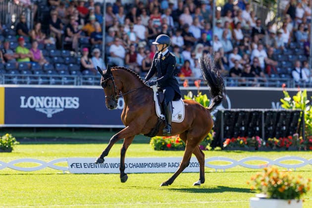 AACHEN - FEI World Championships 2026, AACHEN - FEI World Championships 2026 LUEBBEKE Libussa (GER), Caramia FRH FEI Eventing World Championship, WM, Weltmeisterschaft Dressage Part 1 Team & Individual Aachen, Reitstadion Soers 13. August 2026 - *** AACHEN FEI World Championships 2026, AACHEN FEI World Championships 2026 LUEBBEKE Libussa GER, Caramia FRH FEI Eventing World Championship Dressage Part 1 Team and Individual Aachen, Reitstadion Soers, August 13, 2026
