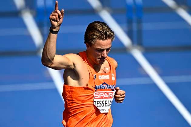 European Athletics Championships Birmingham 2026 - day 4 BIRMINGHAM, ENGLAND - AUGUST 13 : Tesselaar Jeff (NED) in action during the 110M Hurdles Decathlon on day 4 of the Birmingham 2026 European Athletics Championships on August 13, 2026 in Birmingham, England, 13 08 2026 Birmingham ENGLAND  Copyright: xTomasxSiskx