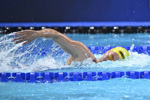 PARIS, FRANKRIKE 20260813 Thida Häll under 1500 meter frisim vid sim-EM i Olympic Aquatic Centre i Paris. ***Bilden ingar i SPORTPAKET. För övriga BETALBILD*** PARIS FRANKRIKE x10430x *** PARIS, FRANCE 20260813 Thida Häll during the 1,500-meter freestyle at the European Swimming Championships at the Olympic Aquatic Center in Paris ***This image is part of the SPORT PACKAGE. For other images, see PAID CONTENT*** PARIS, FRANCE x10430x  Copyright: xChristinexOlsson TTx SIM-EM 2026 PARIS